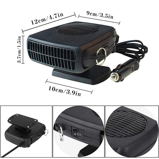 Aeroterma auto cu aer cald sau rece, 12V